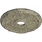 Ekena Millwork Antioch Ceiling Medallion (Canopies up to 3 1/2"), 18"OD x 3 1/2"ID x 1 3/8"P, Castle Stone Crackle CM18SECSC - alternate 3